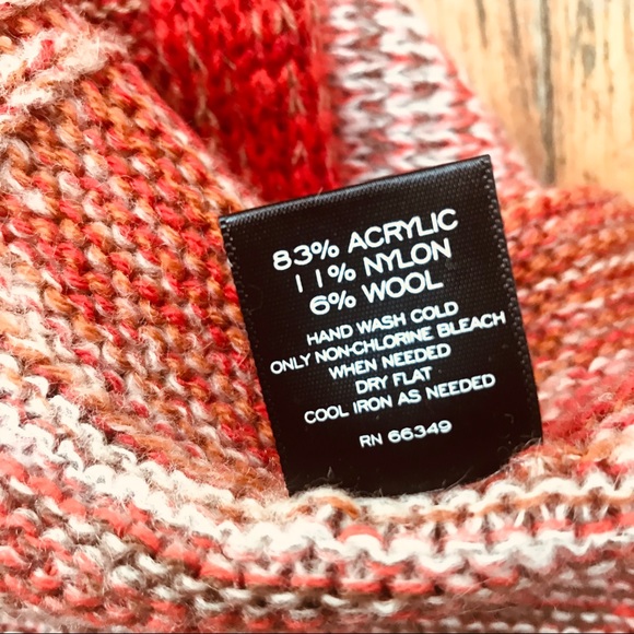 Beautiful Infinity scarf in orange, tan, red...❄️ - Picture 3 of 4